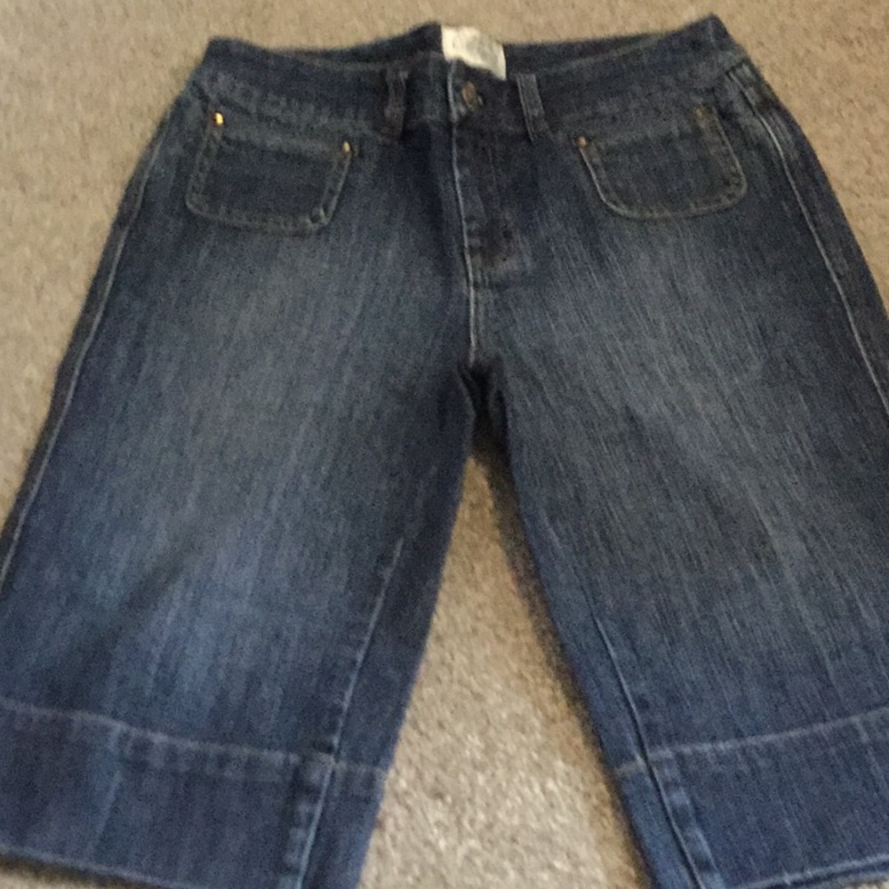White House Black Market Denim Capris